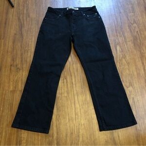 Harley Davidson Black Bootcut Jeans 12 P great condition